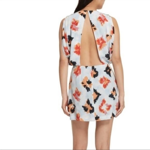 Opening Ceremony Bursting Diamond Silk Open Back Dress - Picture 11 of 15